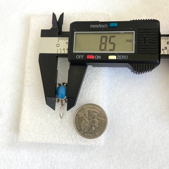 Sterling Silver 925 Thai Oval Bezel Set Denim Lapis Dangle Drop Earrings - Picture 13 of 16